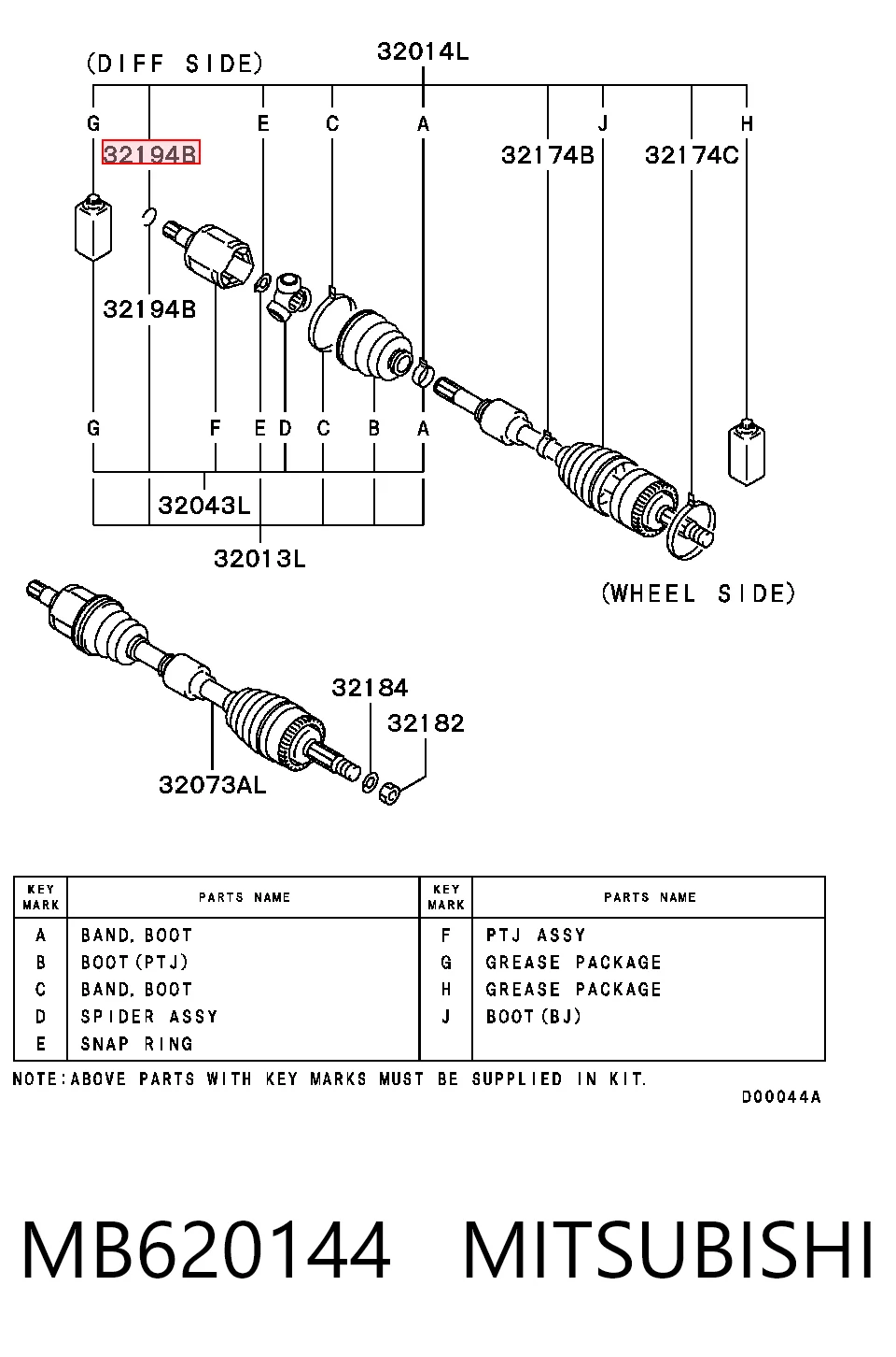 MB620144 Mitsubishi