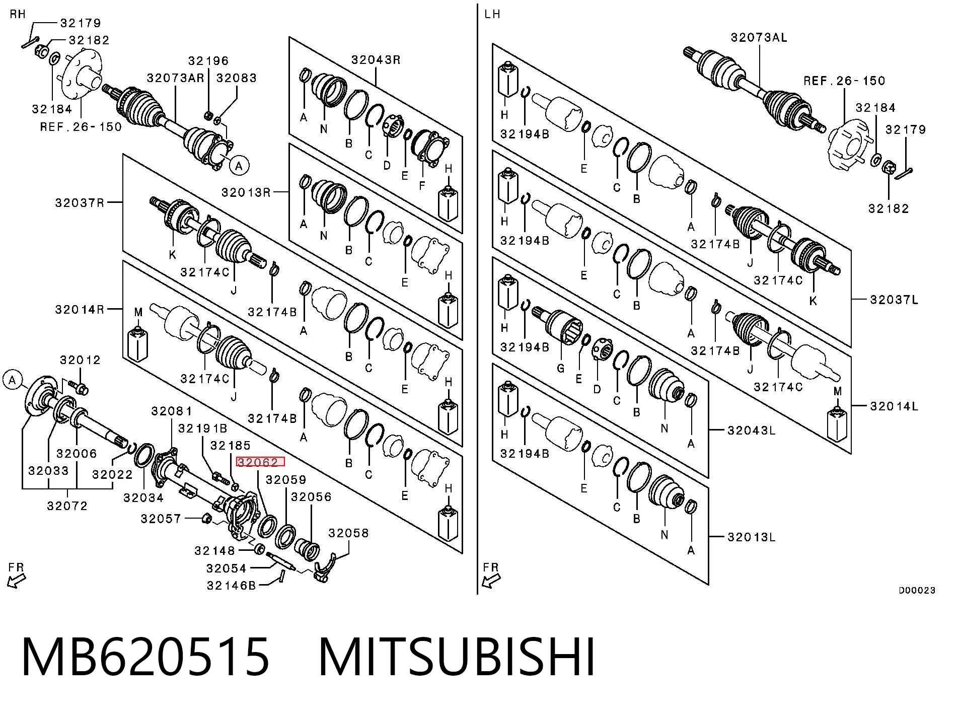 MB620515 Mitsubishi