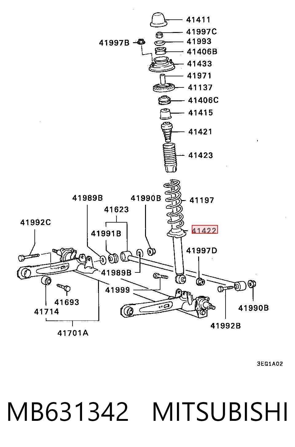 MB631342 Mitsubishi