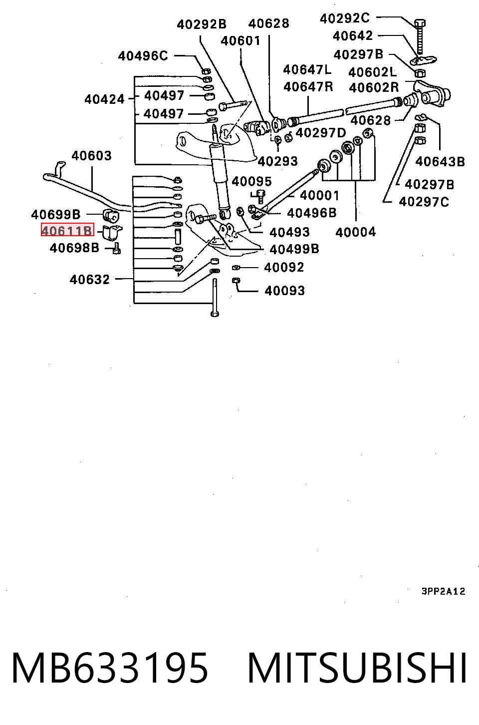 MB633195 Mitsubishi