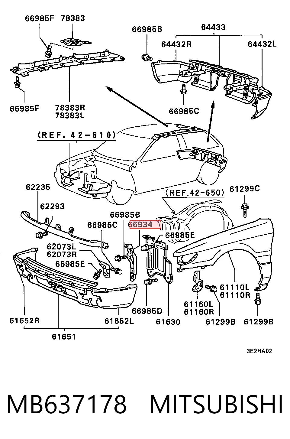 MB637178 Mitsubishi