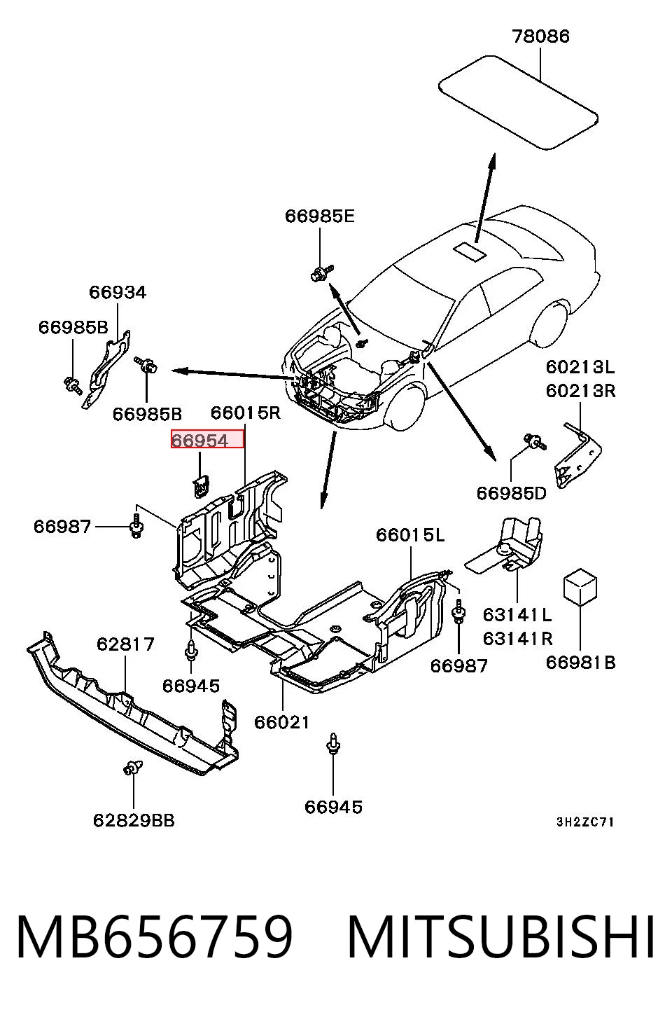 MB656759 Mitsubishi