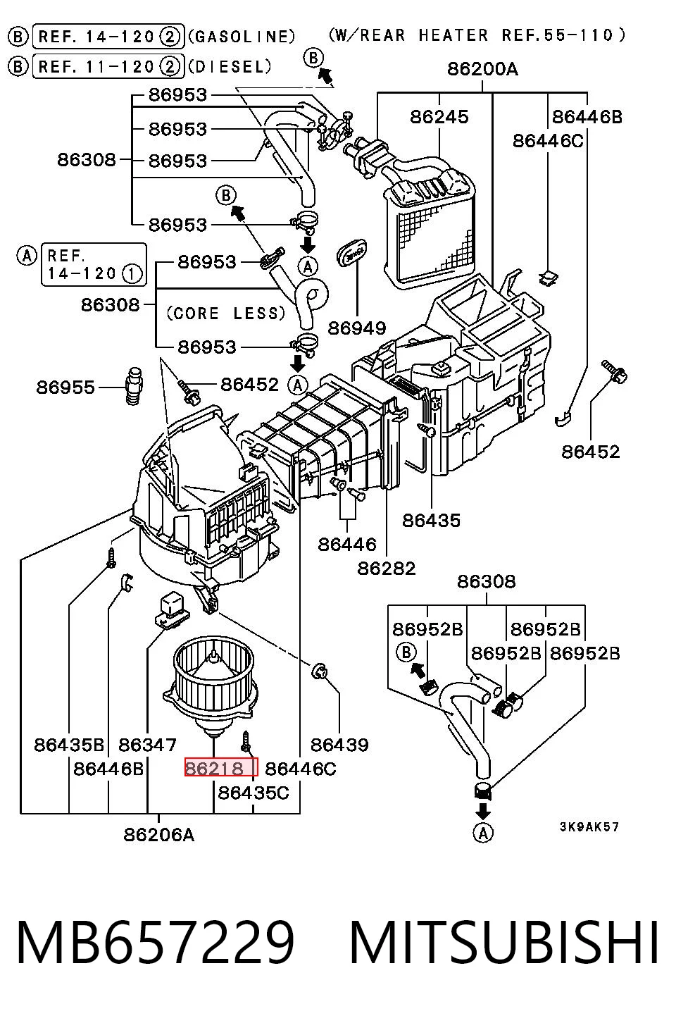 MB657229 Mitsubishi