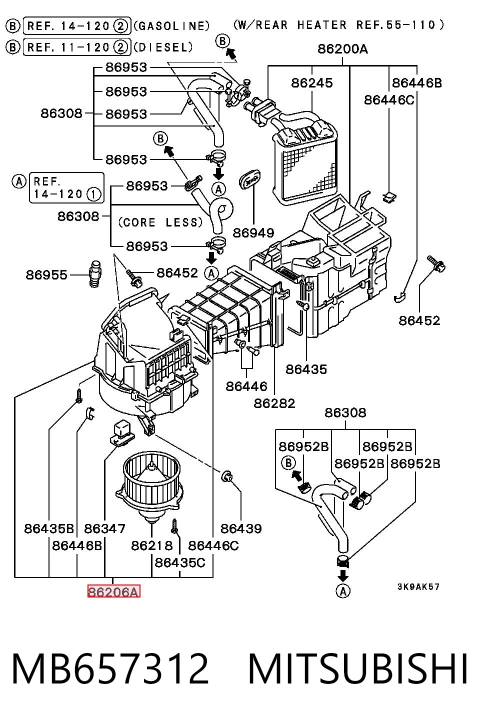 MB657312 Mitsubishi