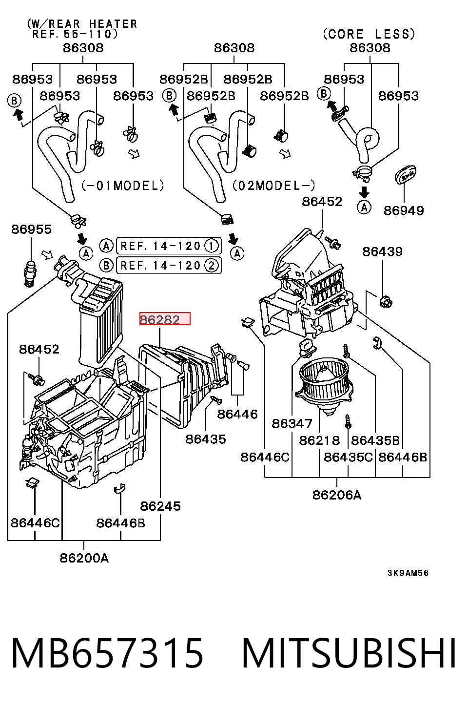 MB657315 Mitsubishi