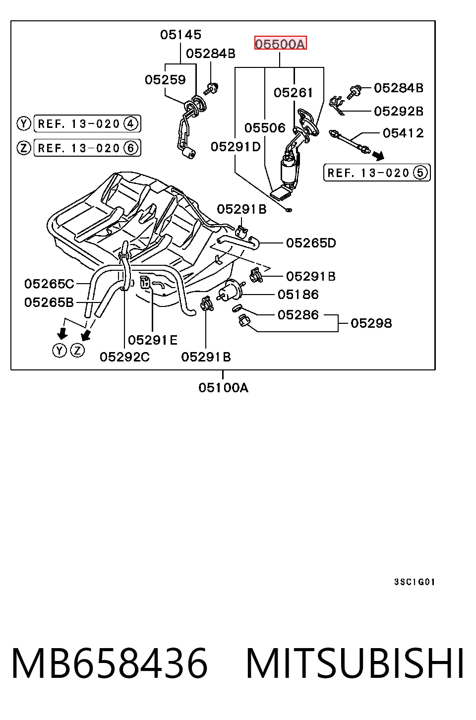 MB658436 Mitsubishi