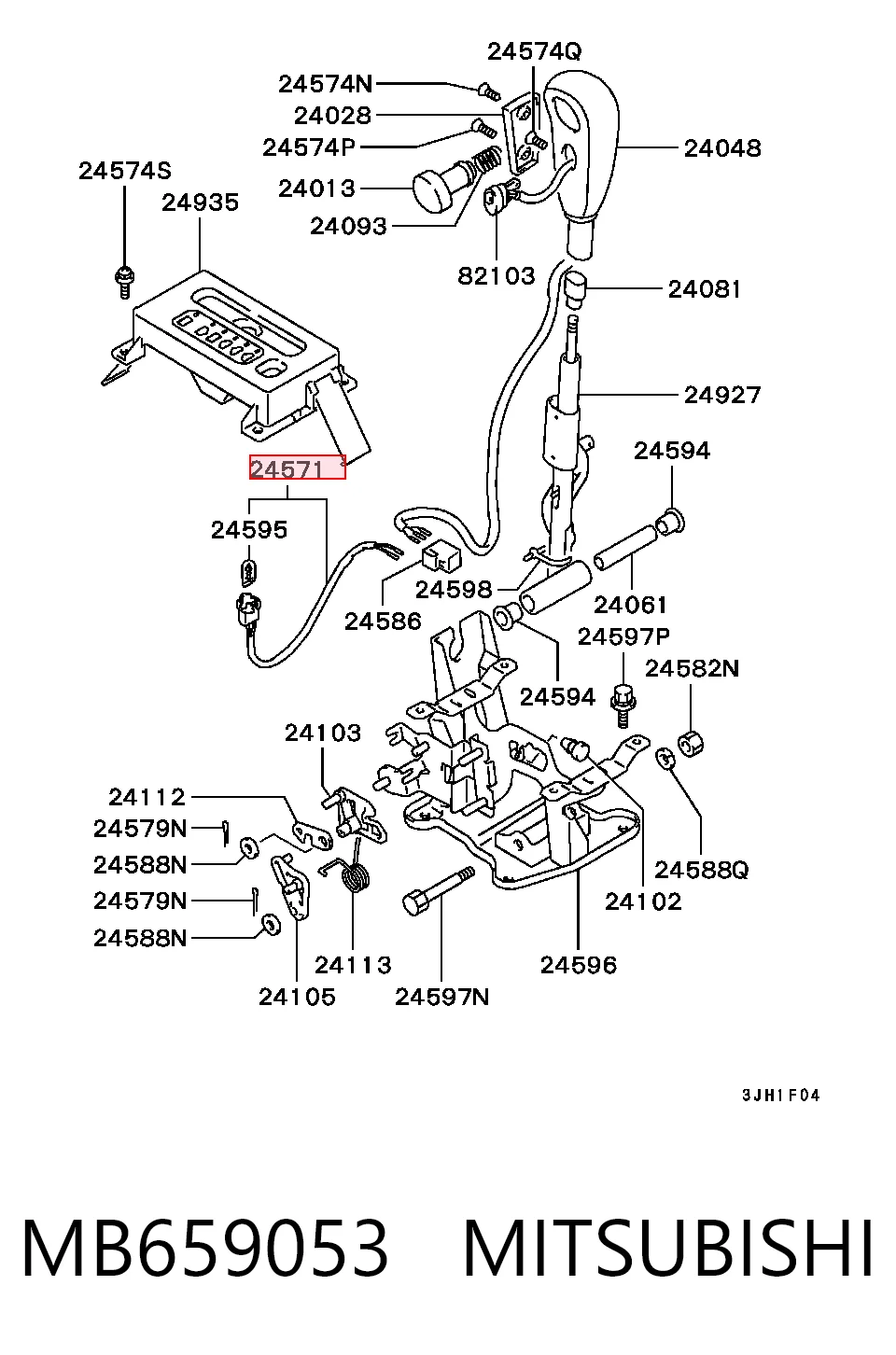 MB659053 Mitsubishi