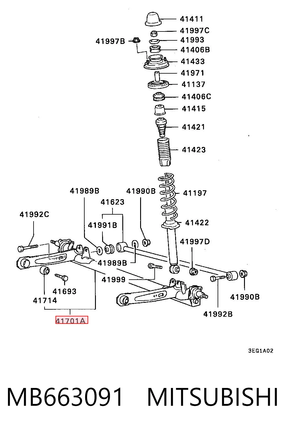 MB663091 Mitsubishi