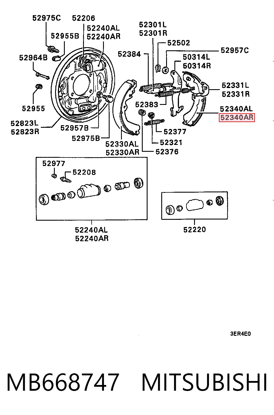 MB668747 Mitsubishi