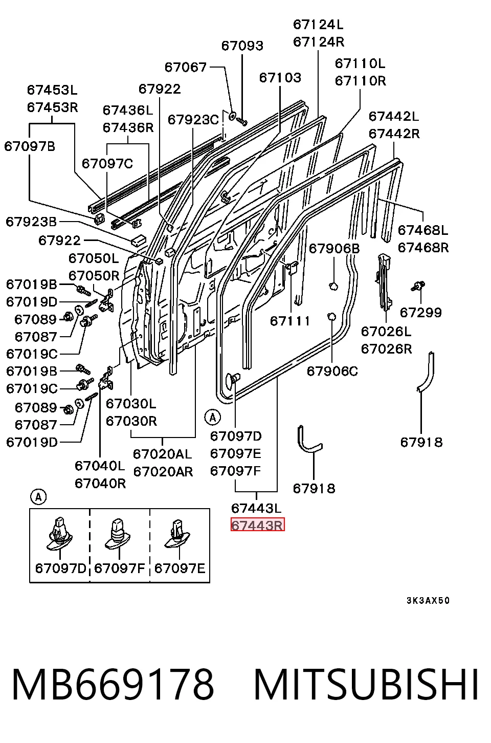 MB669178 Mitsubishi