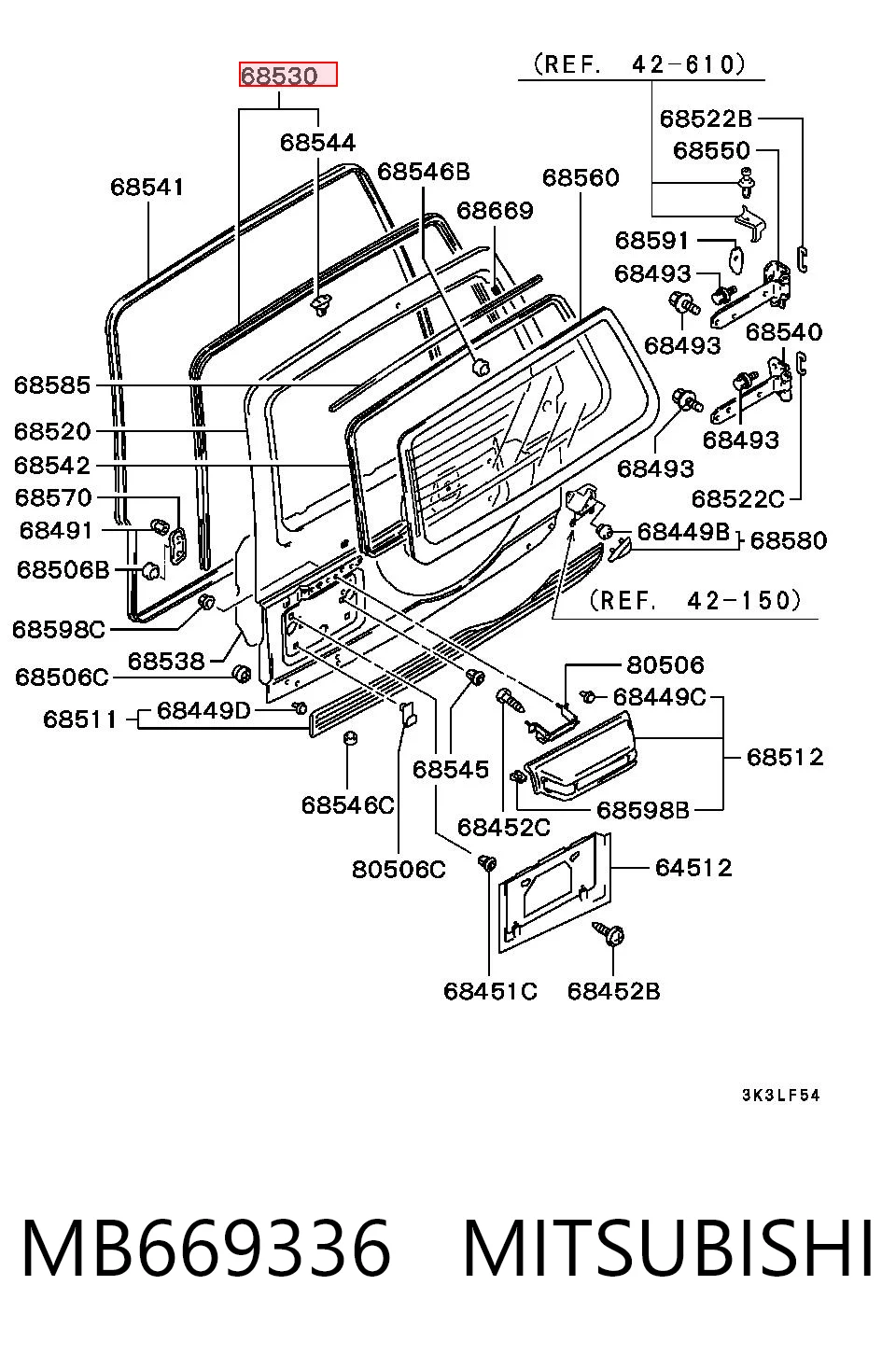 MB669336 Mitsubishi