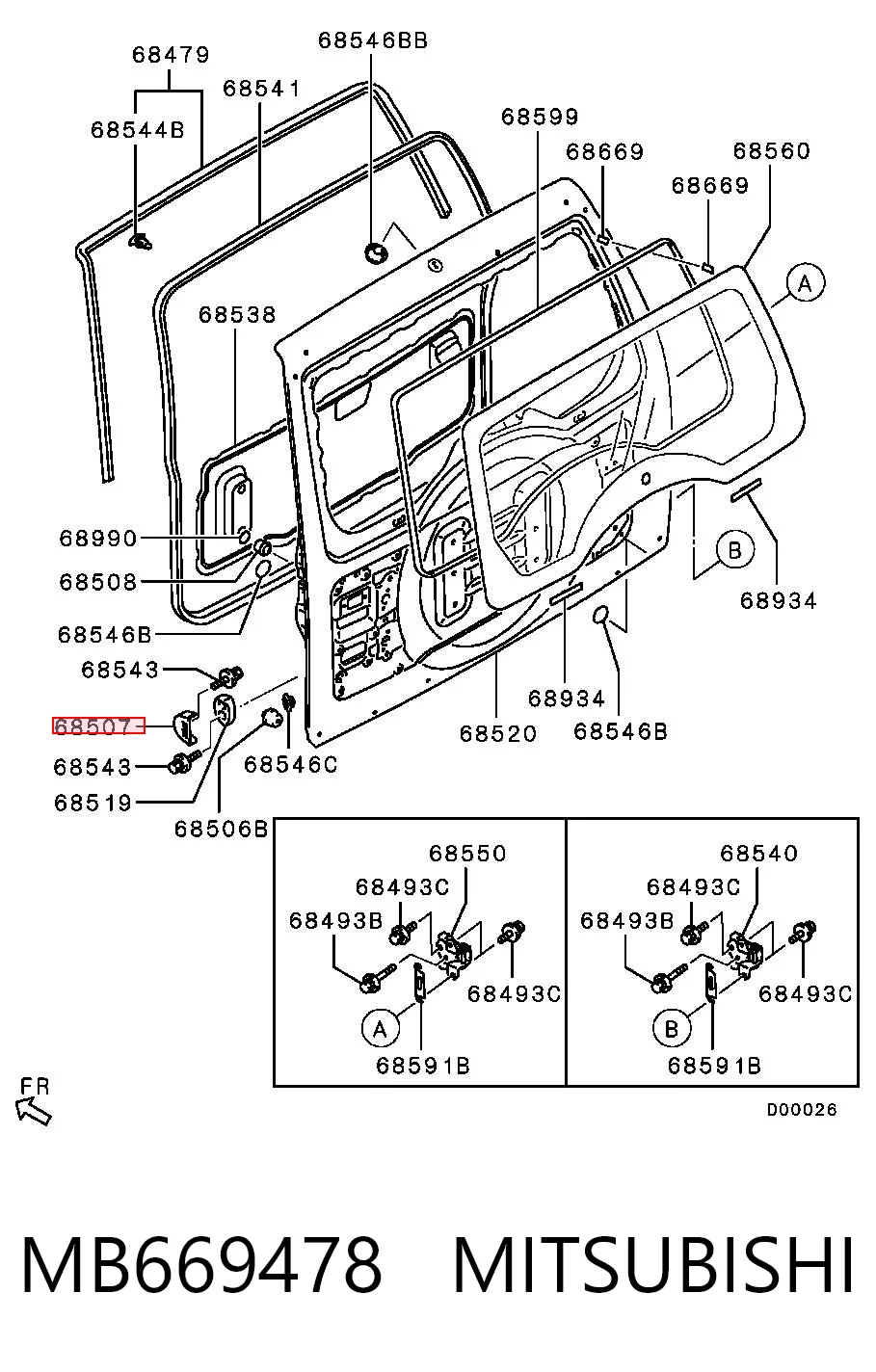 MB669478 Mitsubishi