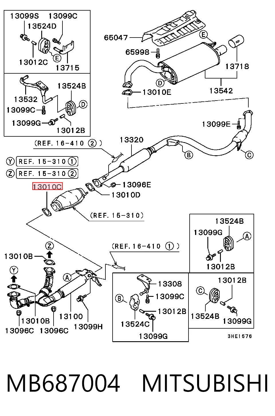 MB687004 Mitsubishi