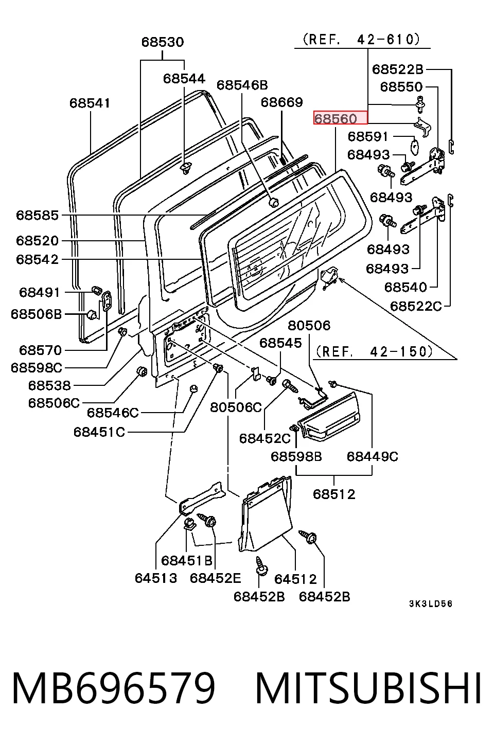 MB696579 Mitsubishi