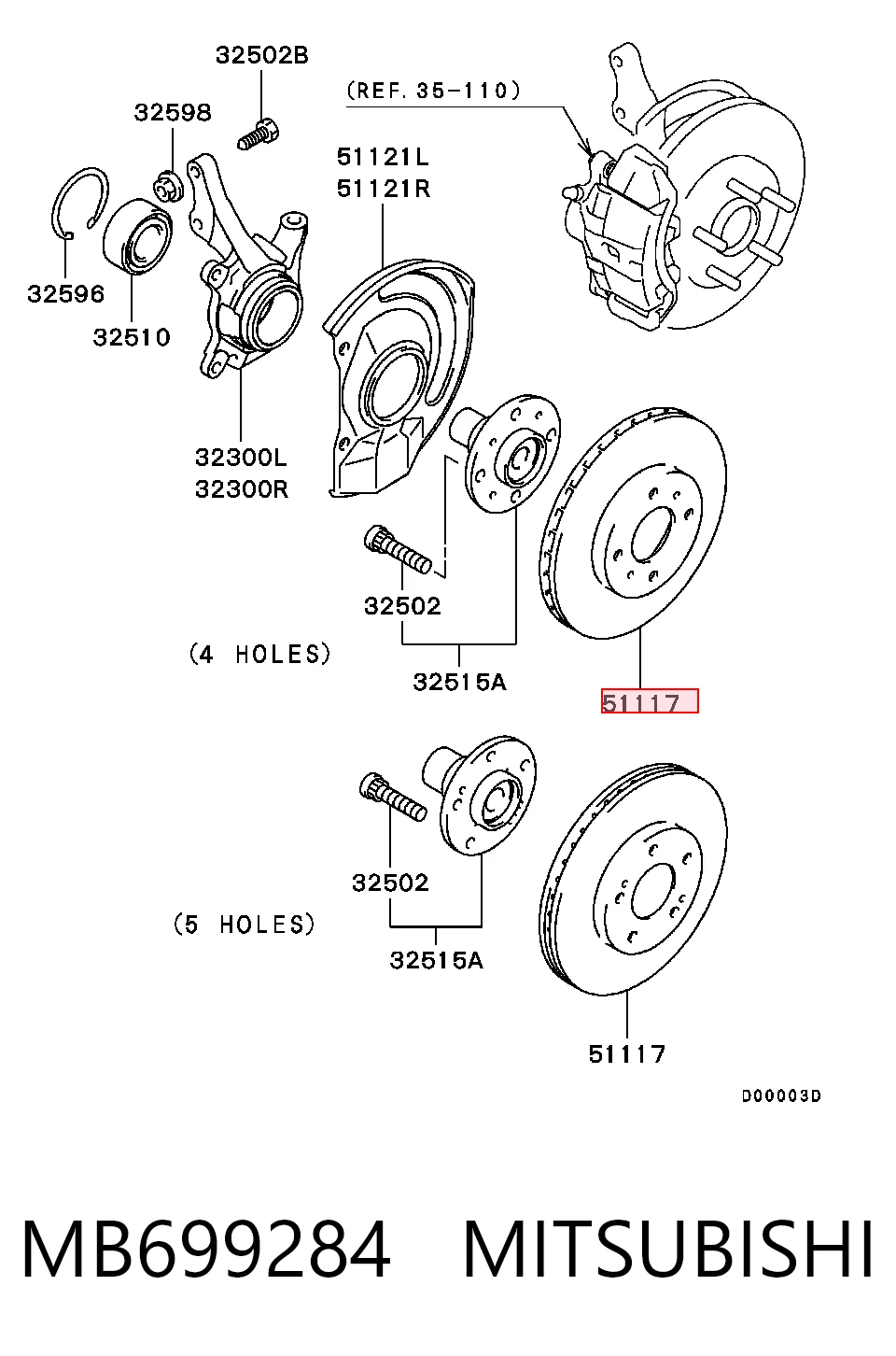 MB699284 Mitsubishi