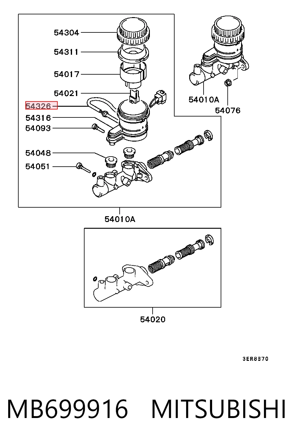 MB699916 Mitsubishi