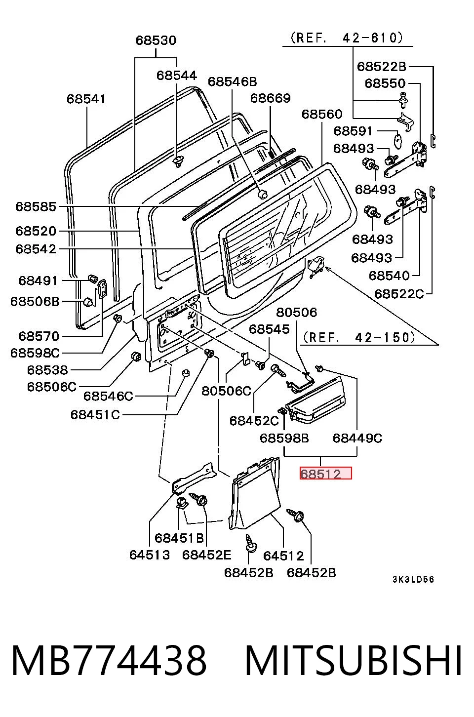 MB774438 Mitsubishi
