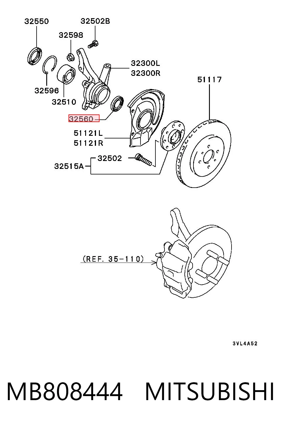 MB808444 Mitsubishi