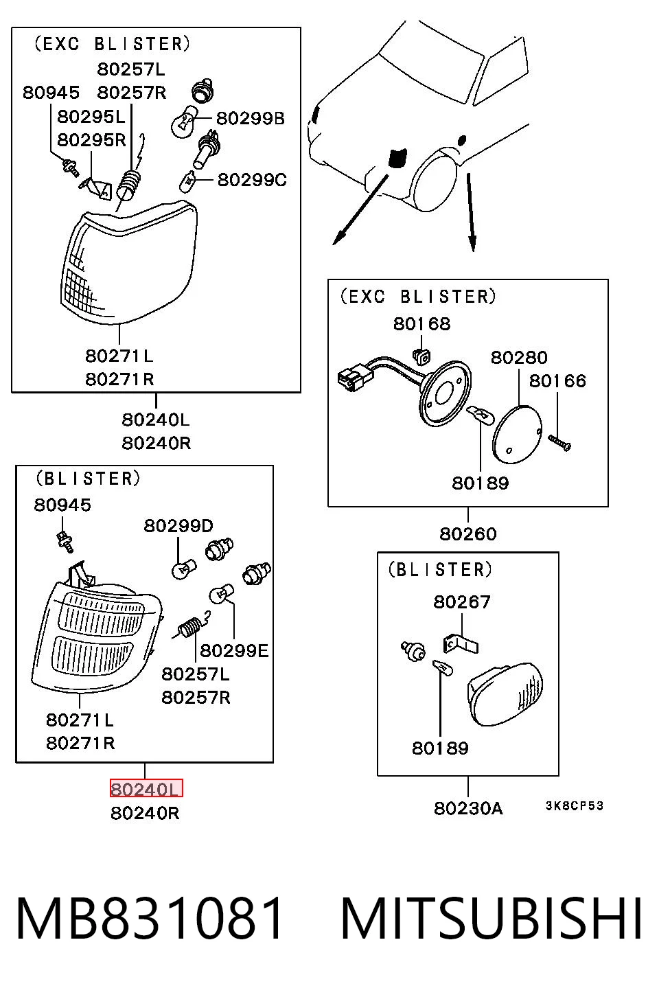 MB831081 Mitsubishi