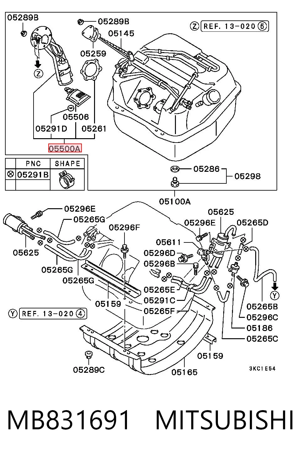 MB831691 Mitsubishi