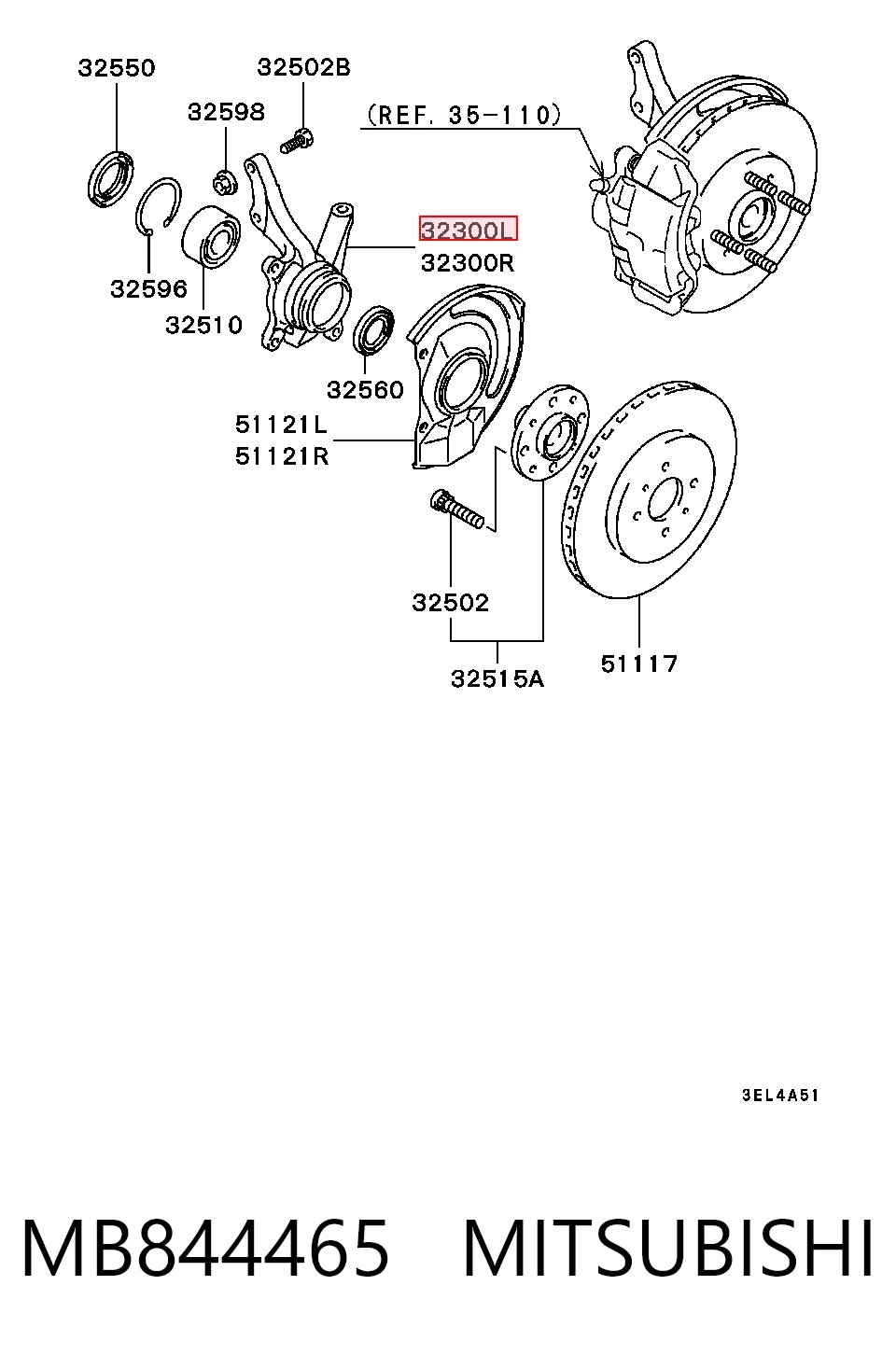 MB844465 Mitsubishi