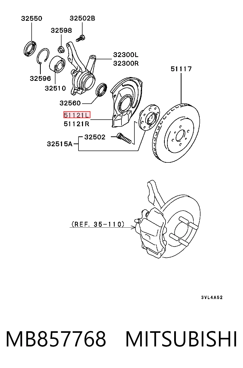 MB857768 Mitsubishi