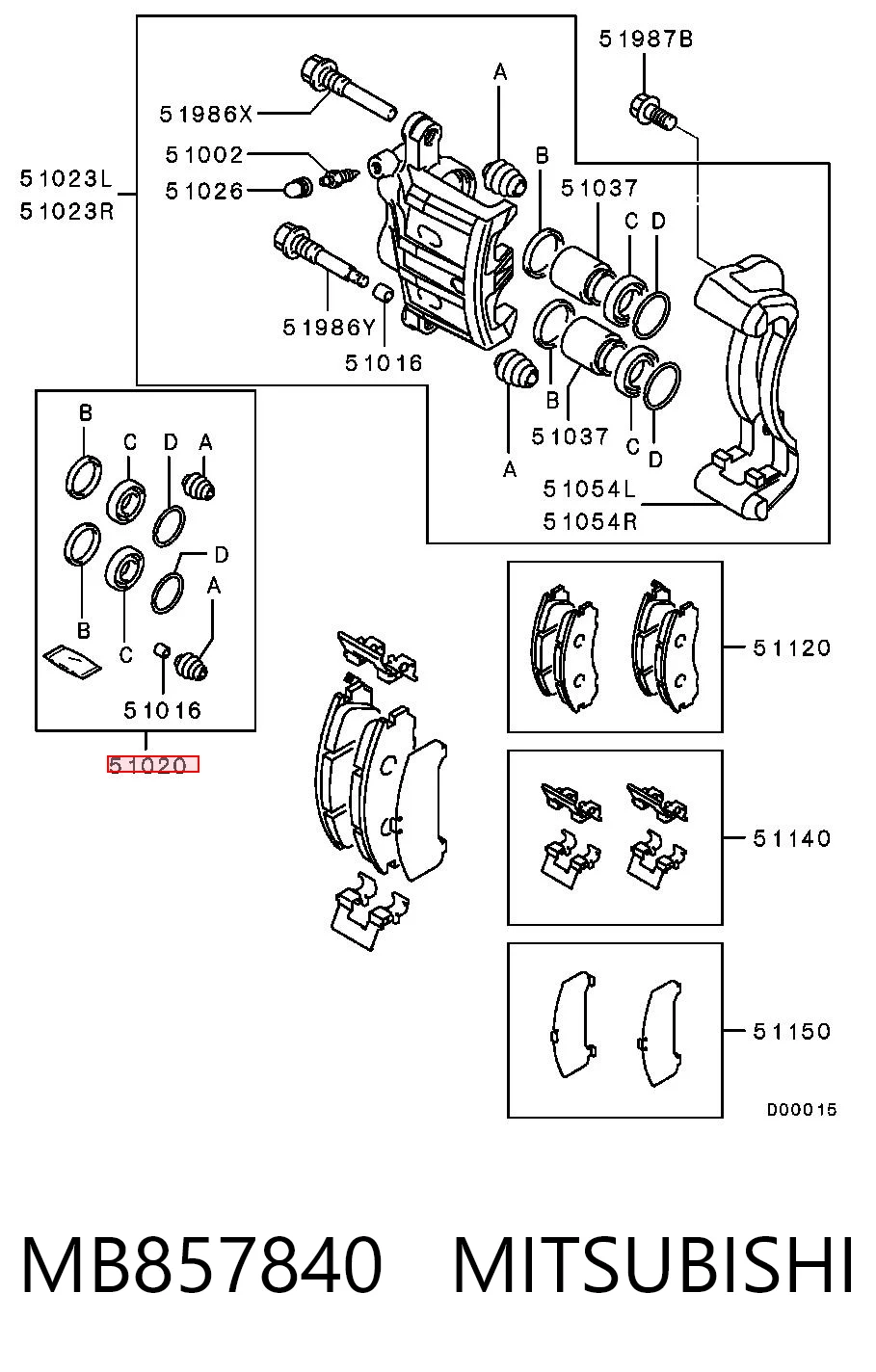 MB857840 Mitsubishi