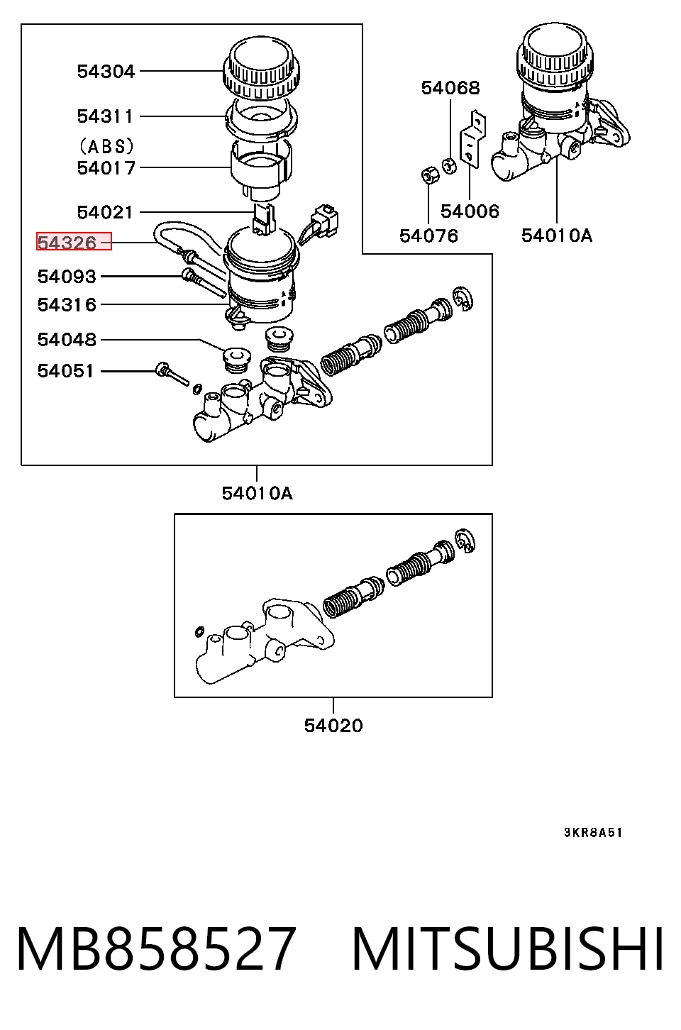 MB858527 Mitsubishi