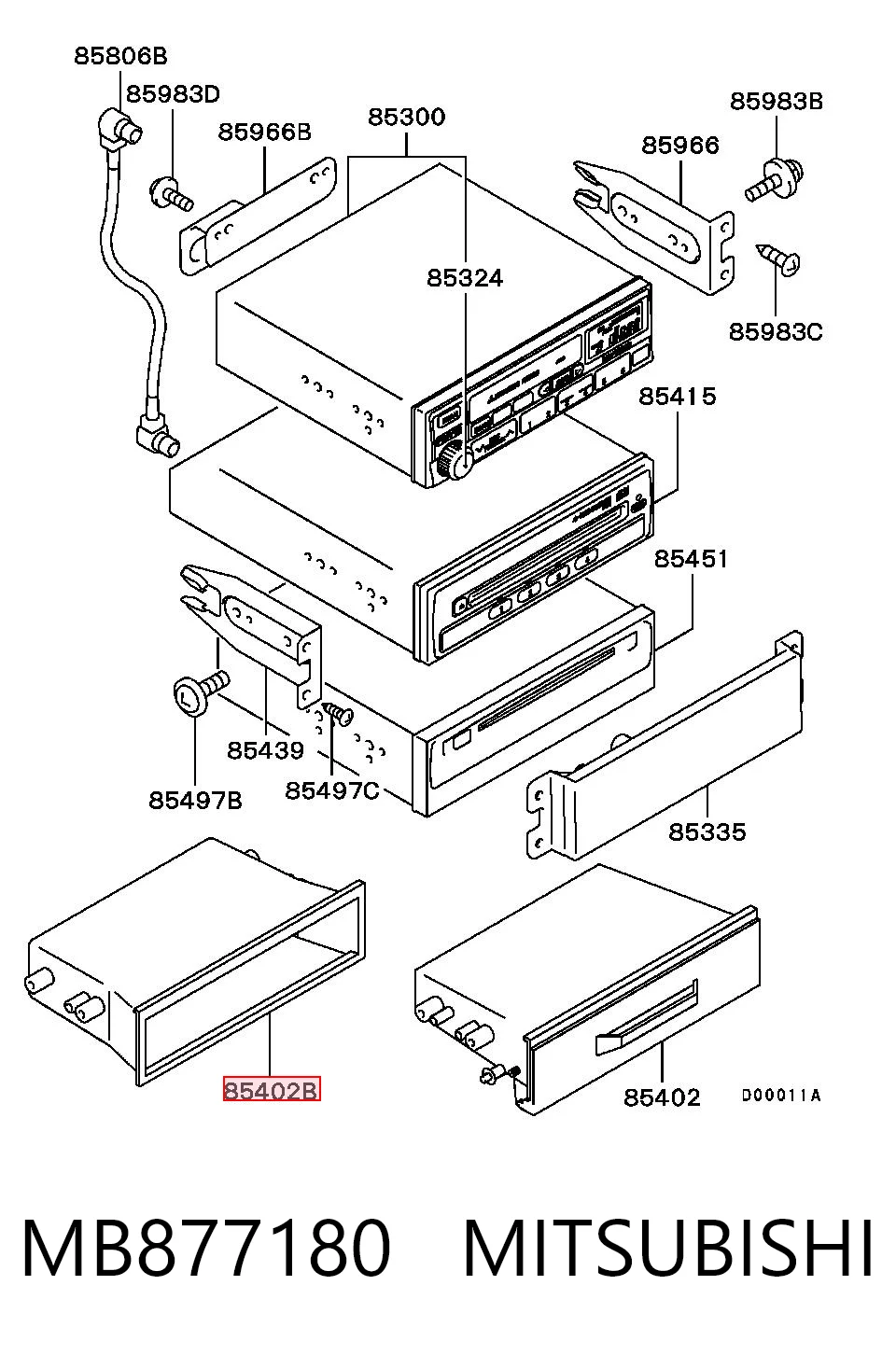 MB877180 Mitsubishi