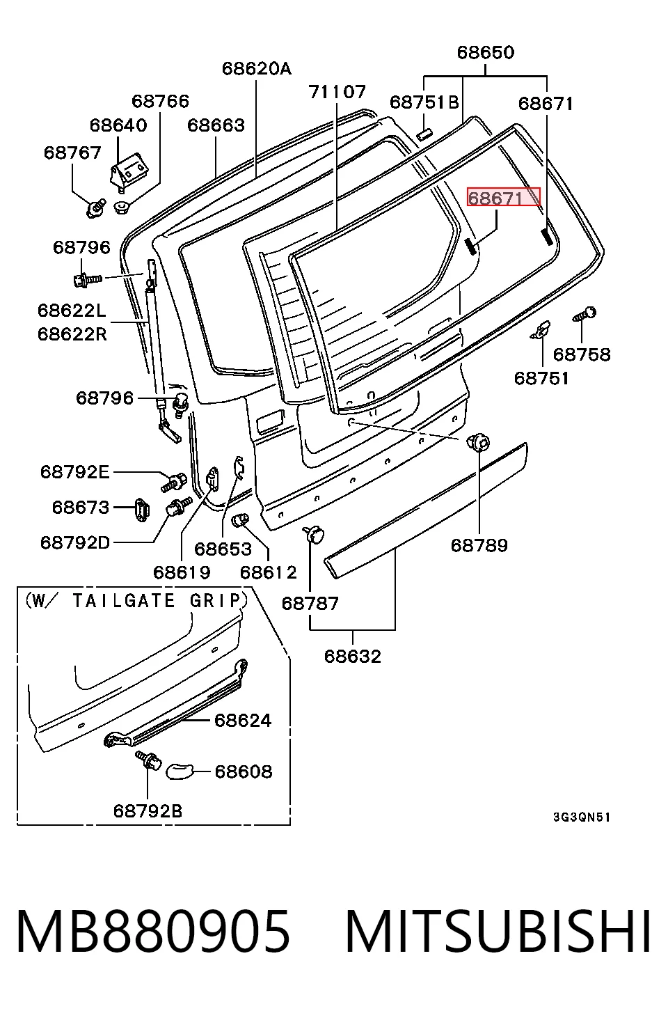 MB880905 Mitsubishi