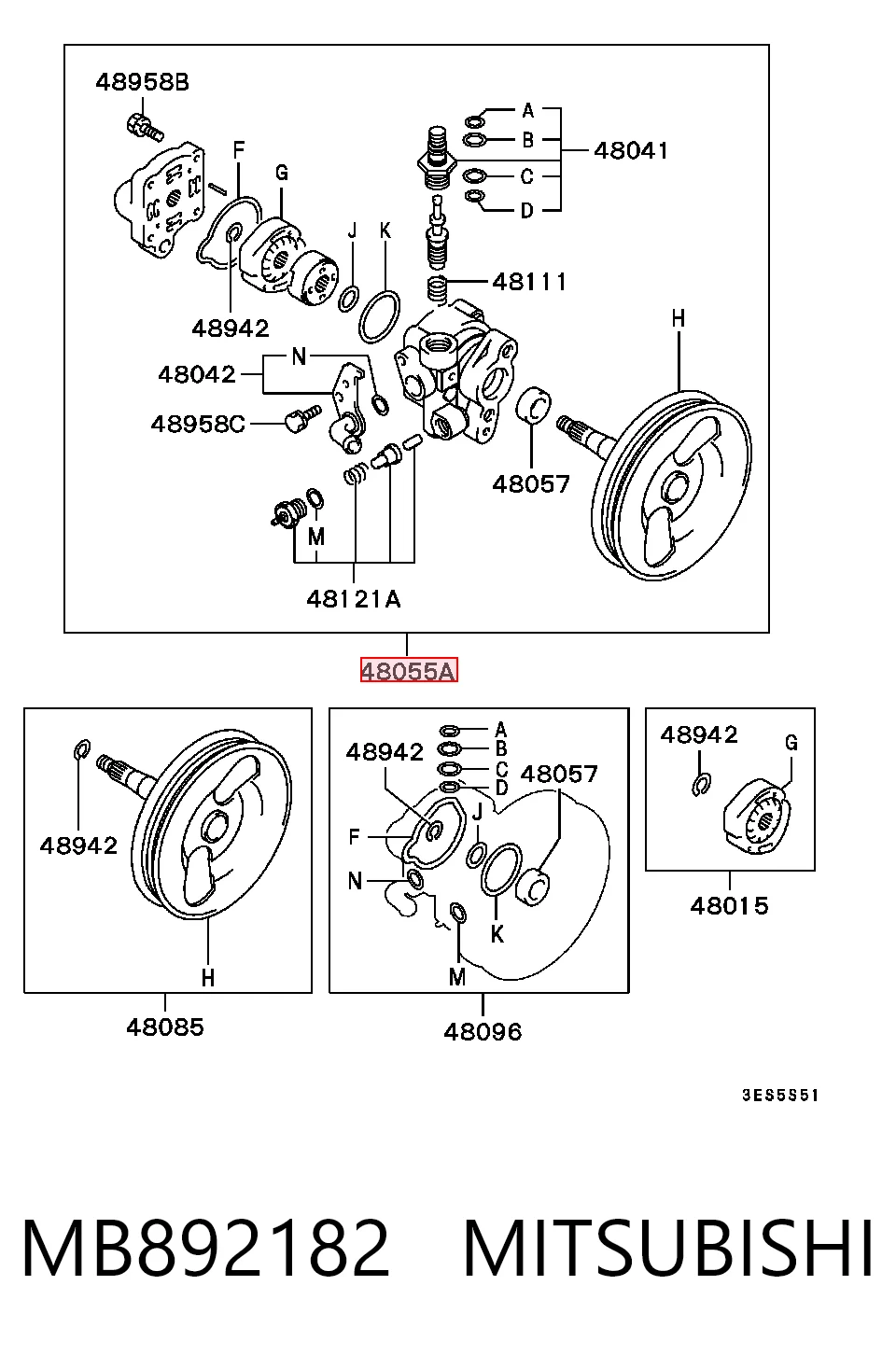 MB892182 Mitsubishi