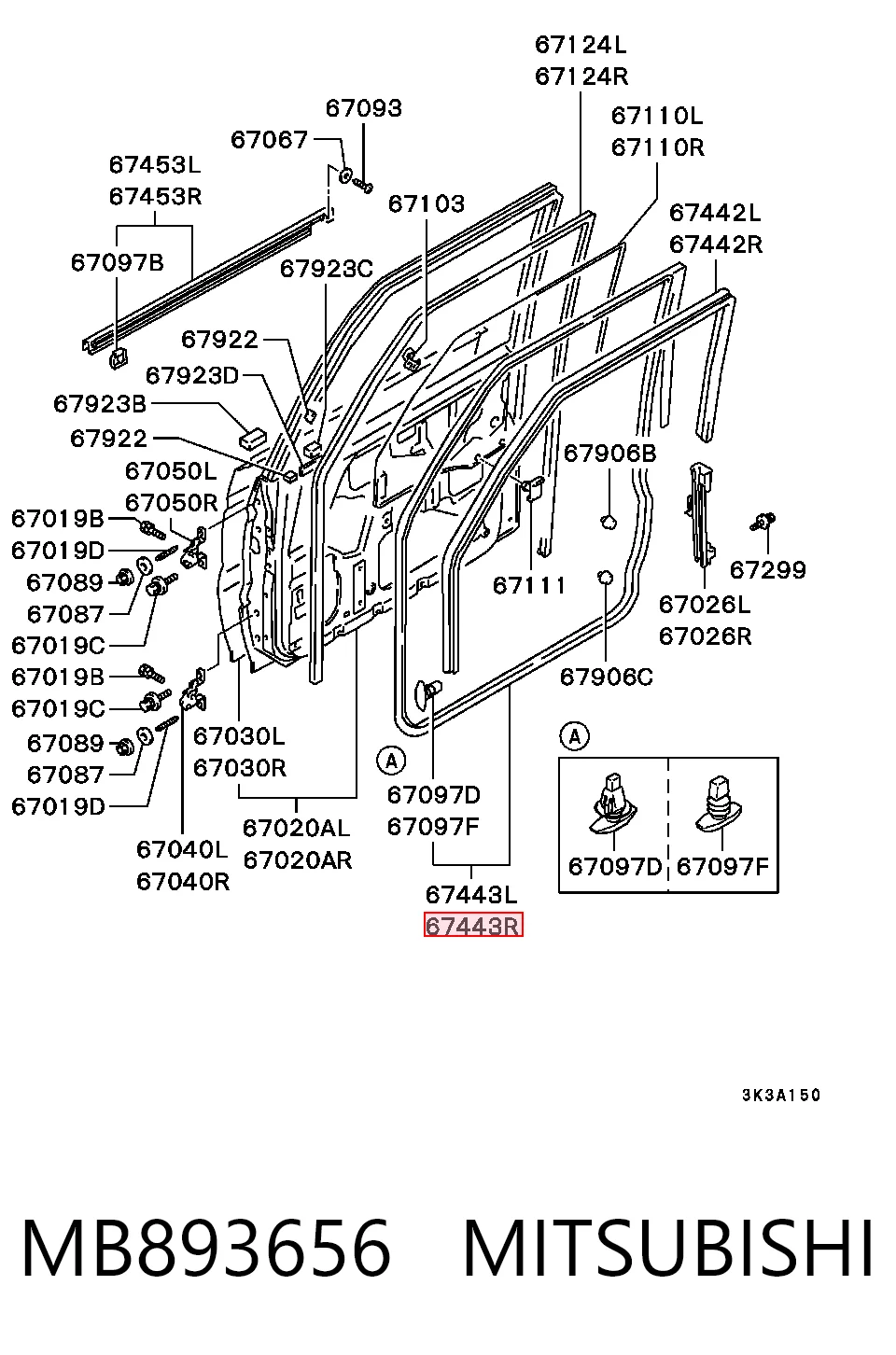MB893656 Mitsubishi