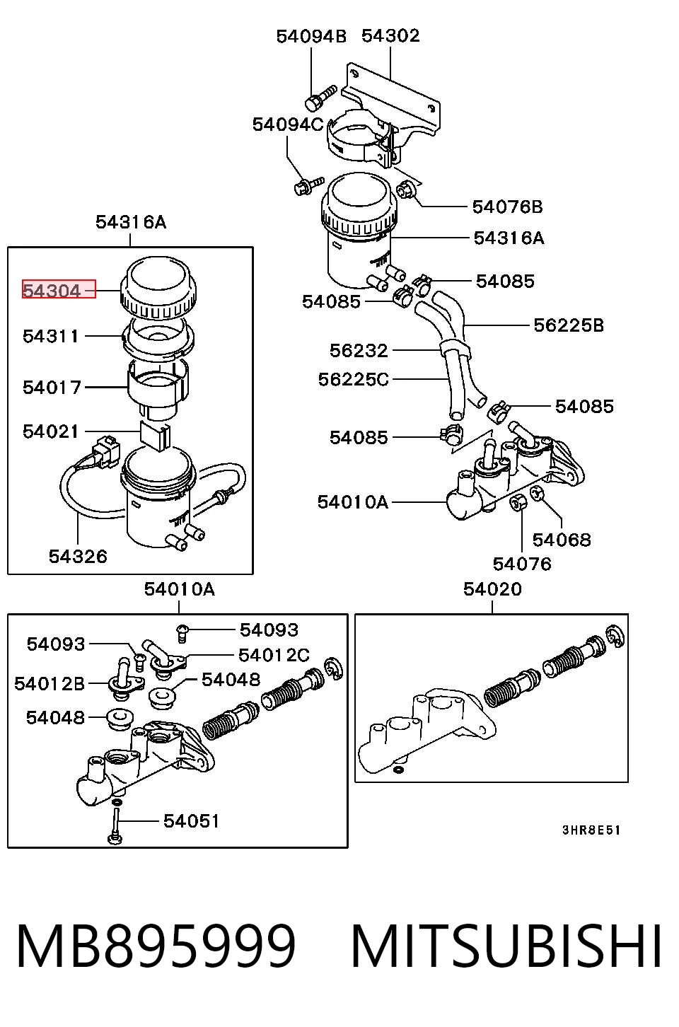 MB895999 Mitsubishi 
