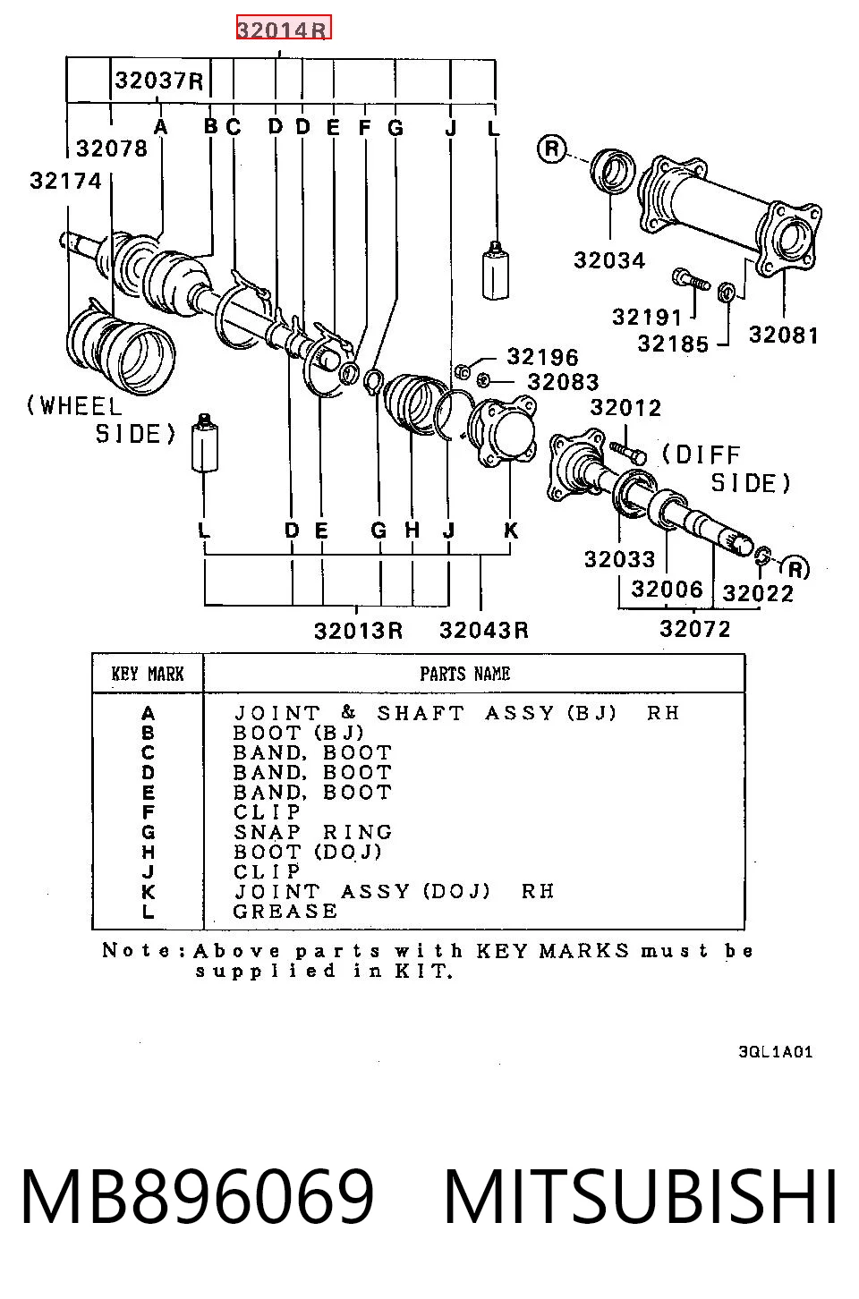 MB896069 Mitsubishi