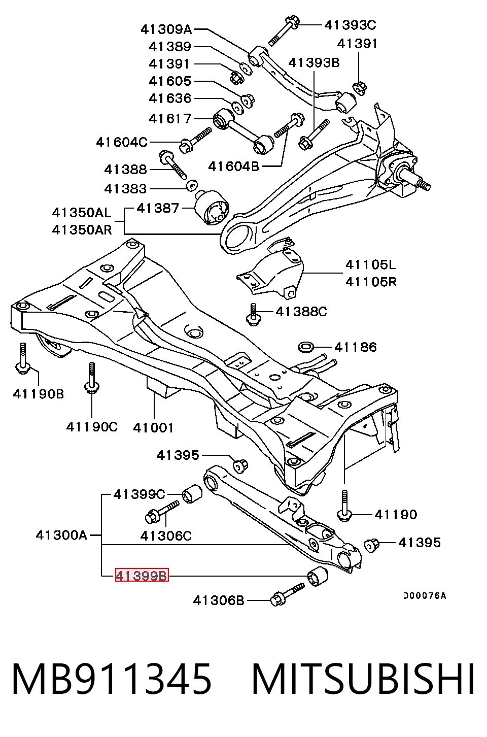 MB911345 Mitsubishi