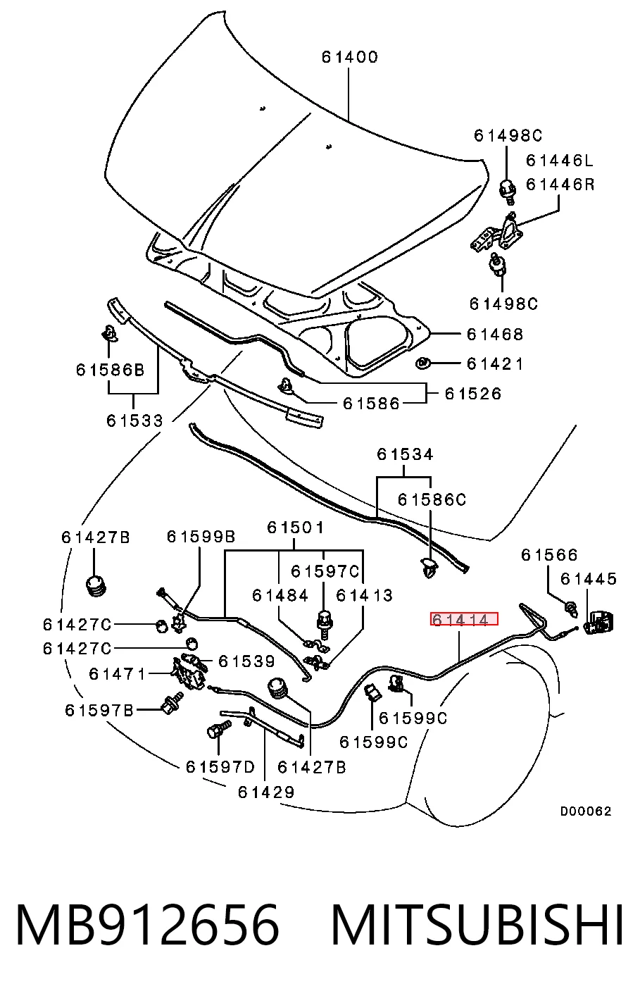 MB912656 Mitsubishi
