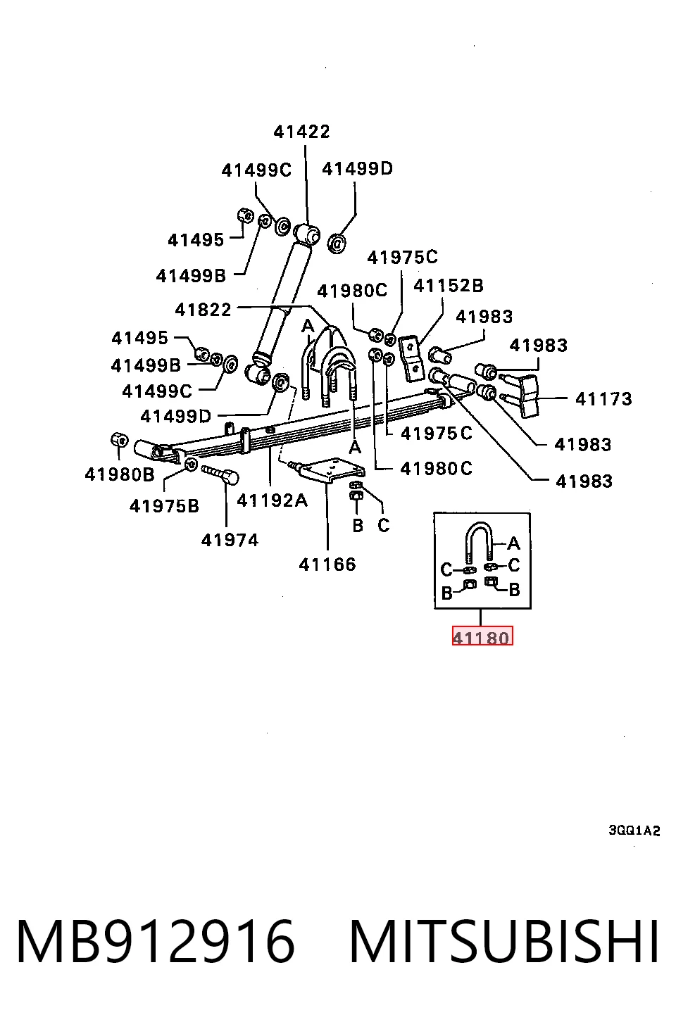 MB912916 Mitsubishi