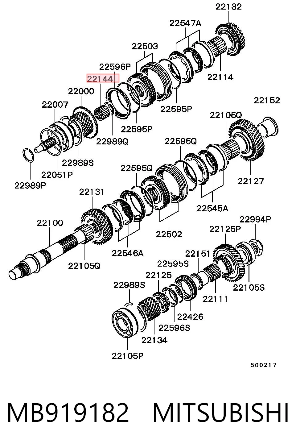 MB919182 Mitsubishi