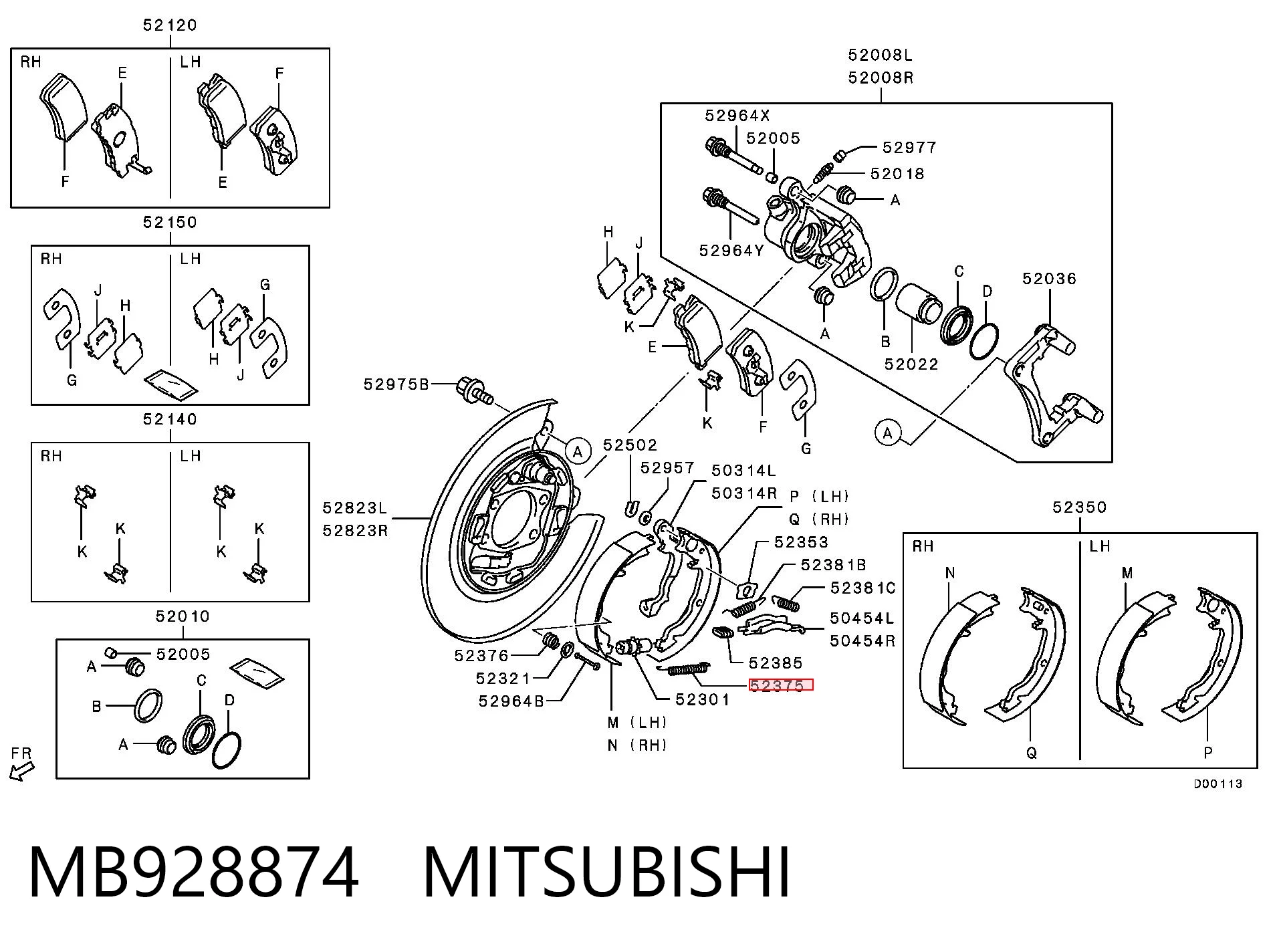 MB928874 Mitsubishi