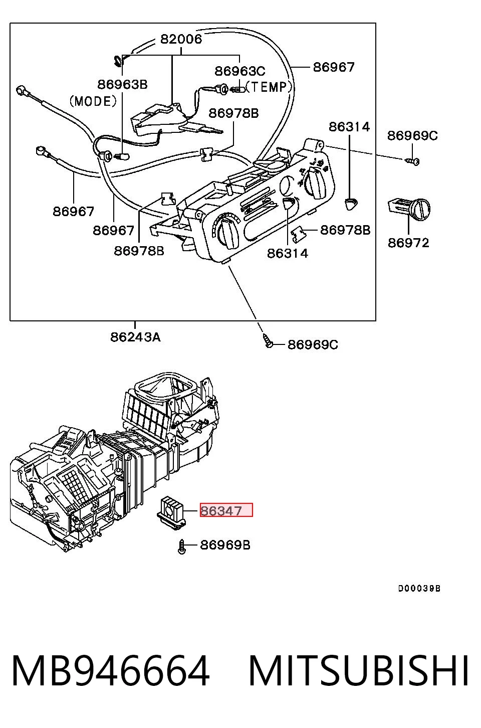 MB946664 Mitsubishi