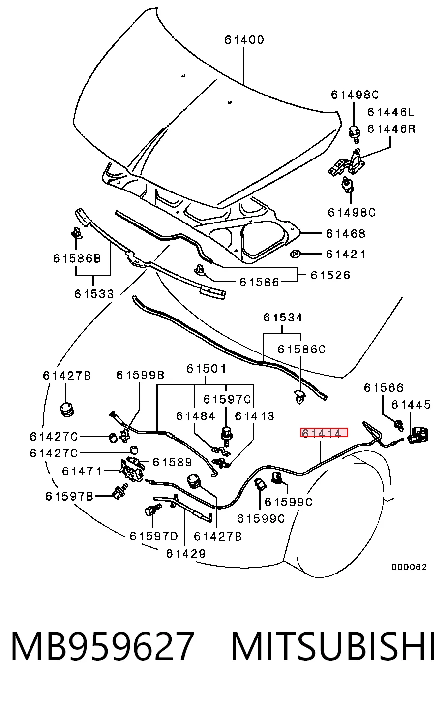 MB959627 Mitsubishi