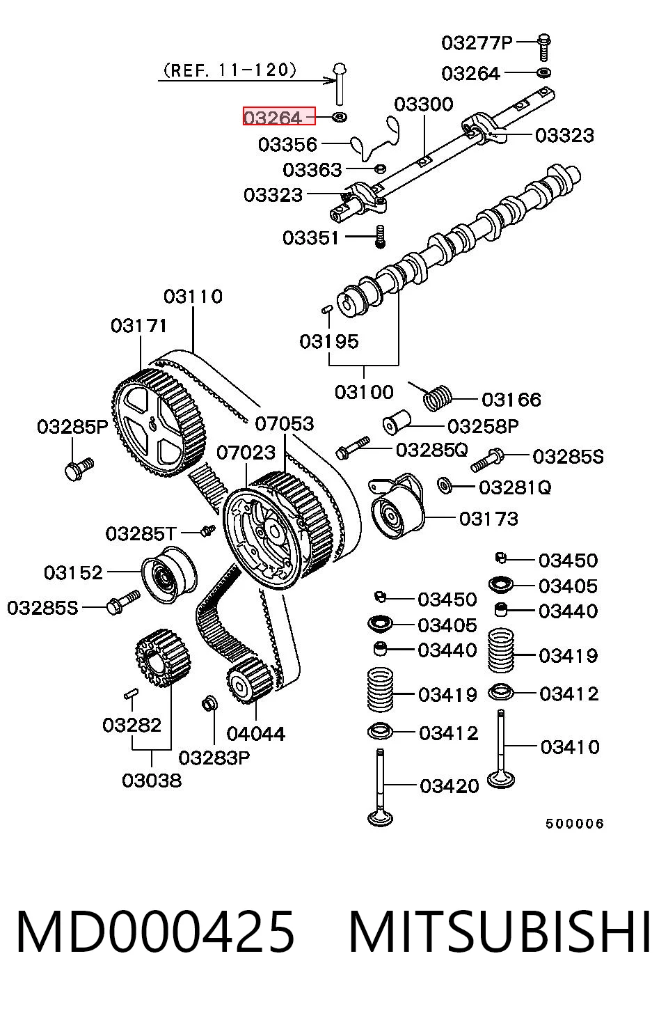 MD000425 MITSUBISHI