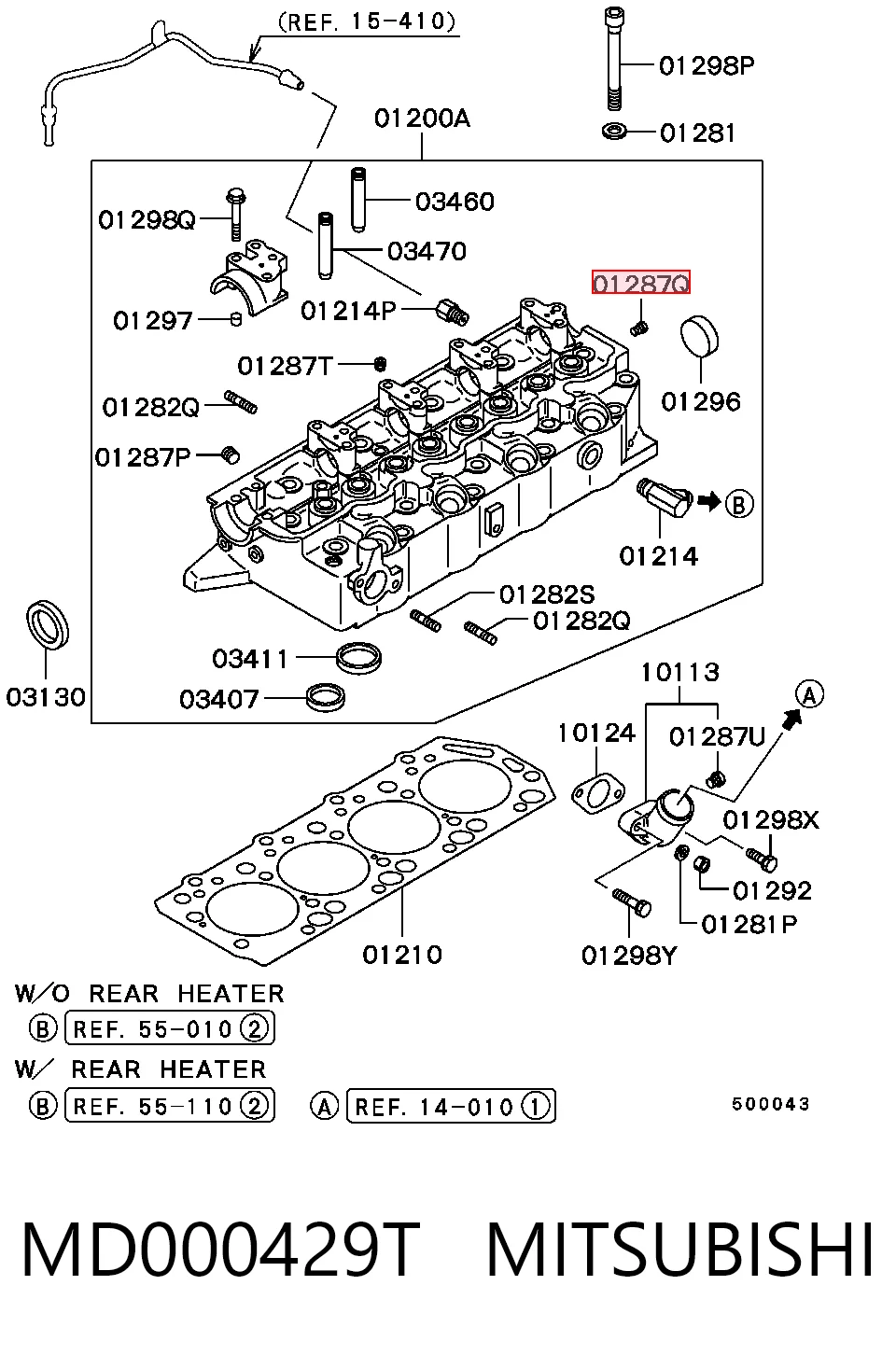 MD000429T Mitsubishi