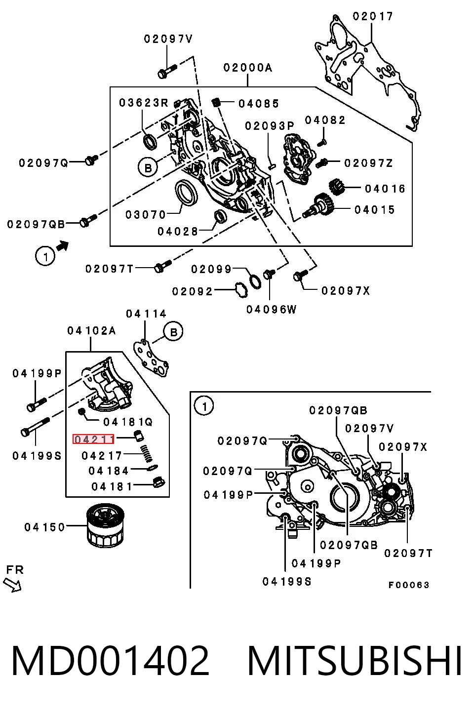 MD001402 Mitsubishi