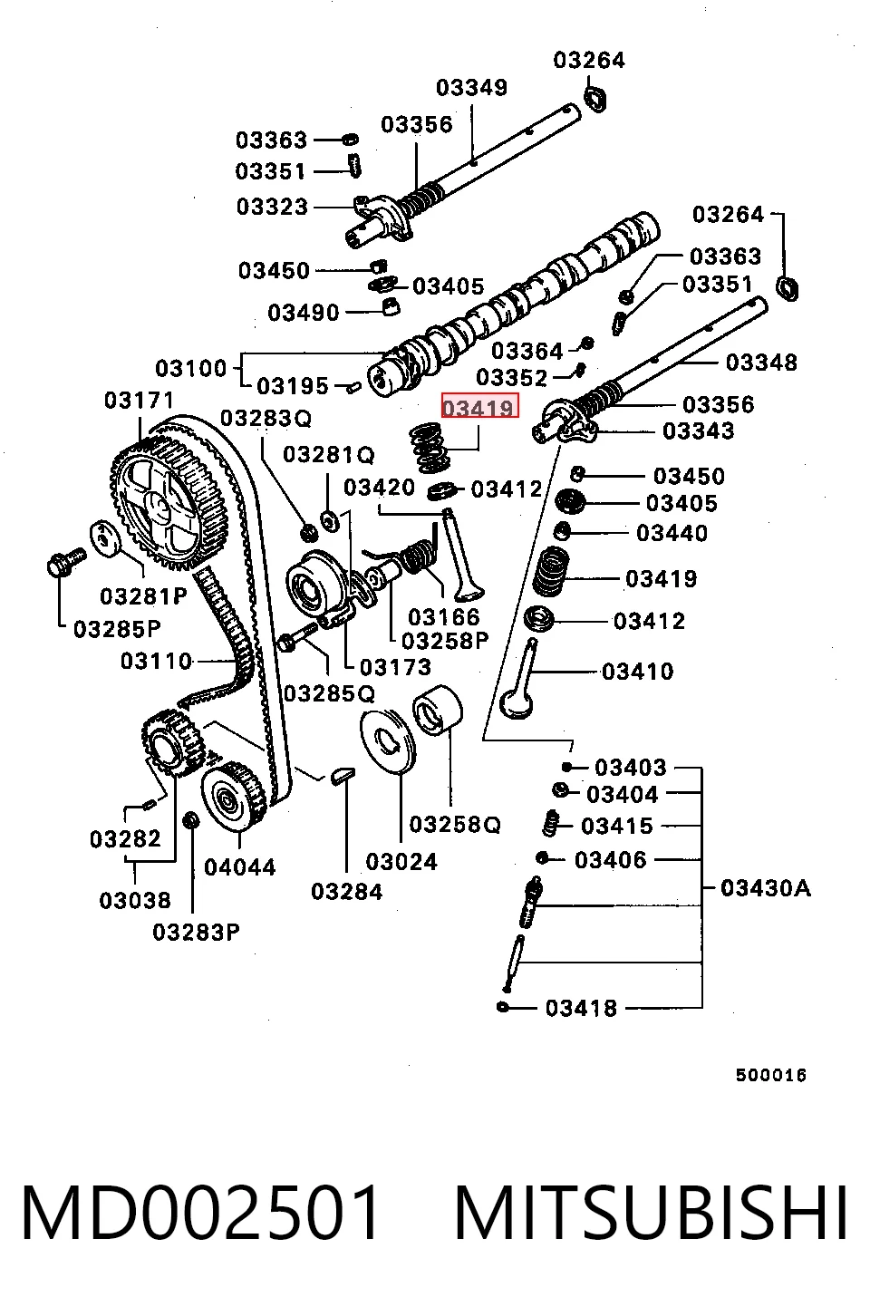MD002501 Mitsubishi