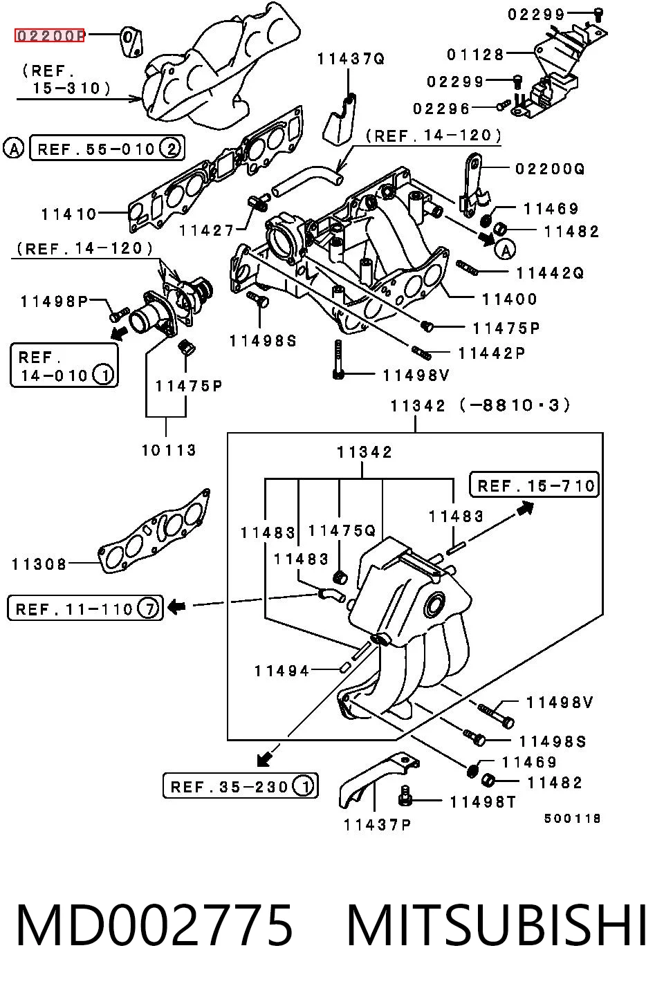 MD002775 Mitsubishi