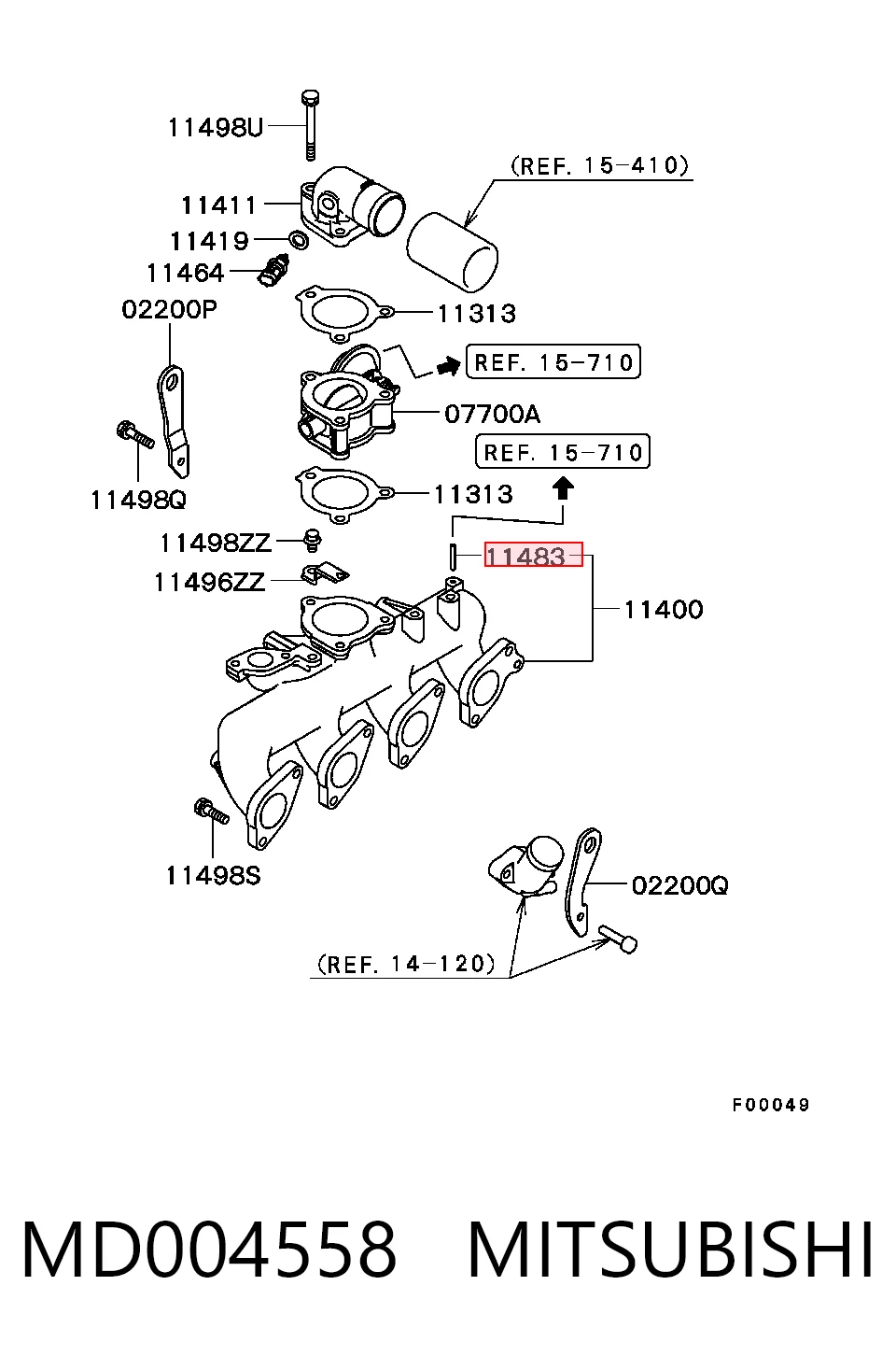 MD004558 Mitsubishi