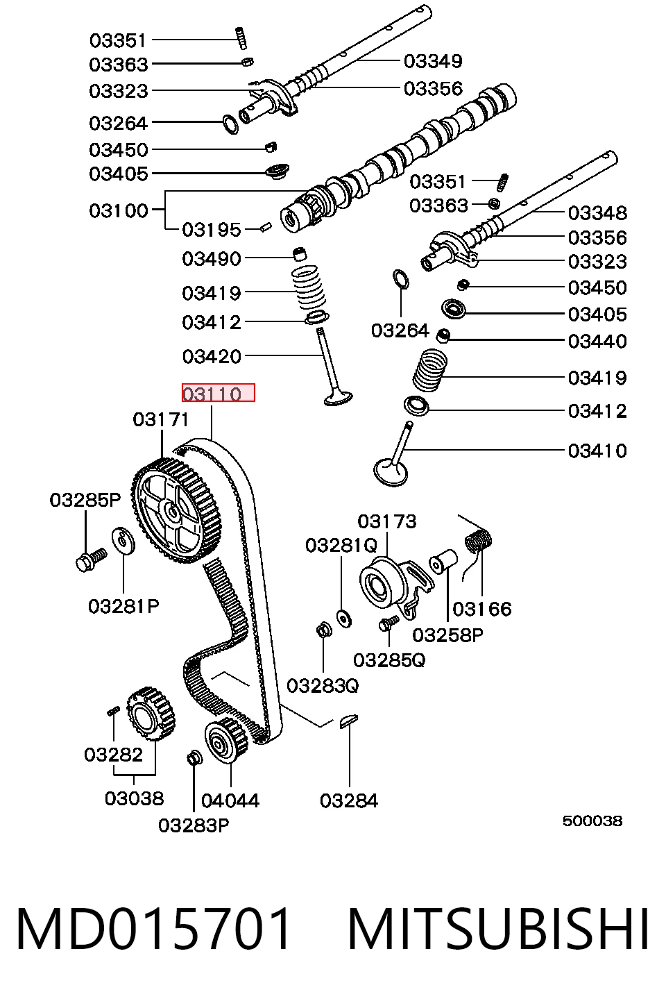 MD015701 Mitsubishi