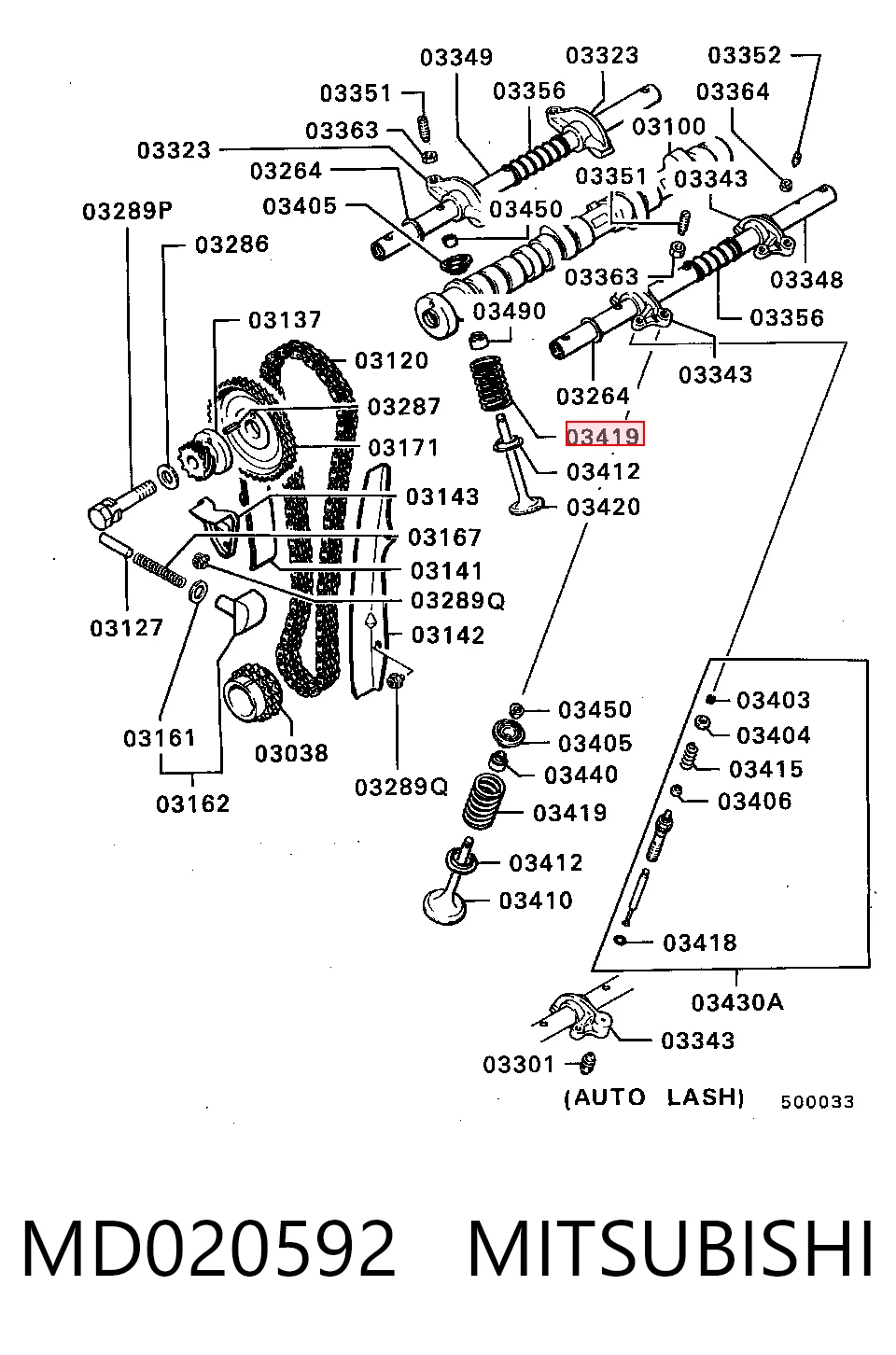 MD020592 Mitsubishi