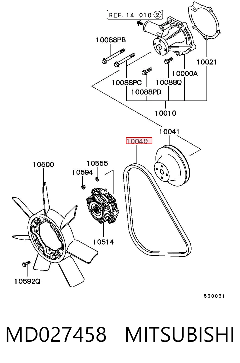 MD027458 Mitsubishi